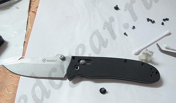 разборка ножа ganzo g704